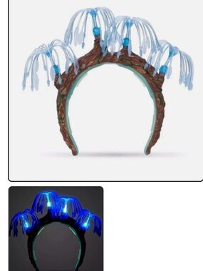 Light up avatar wood sprite headband